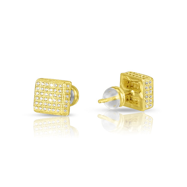 Orla Square Moissanite Earrings
